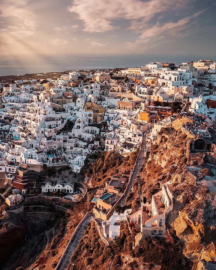 Oia- Cliff-Side Towns in Greece