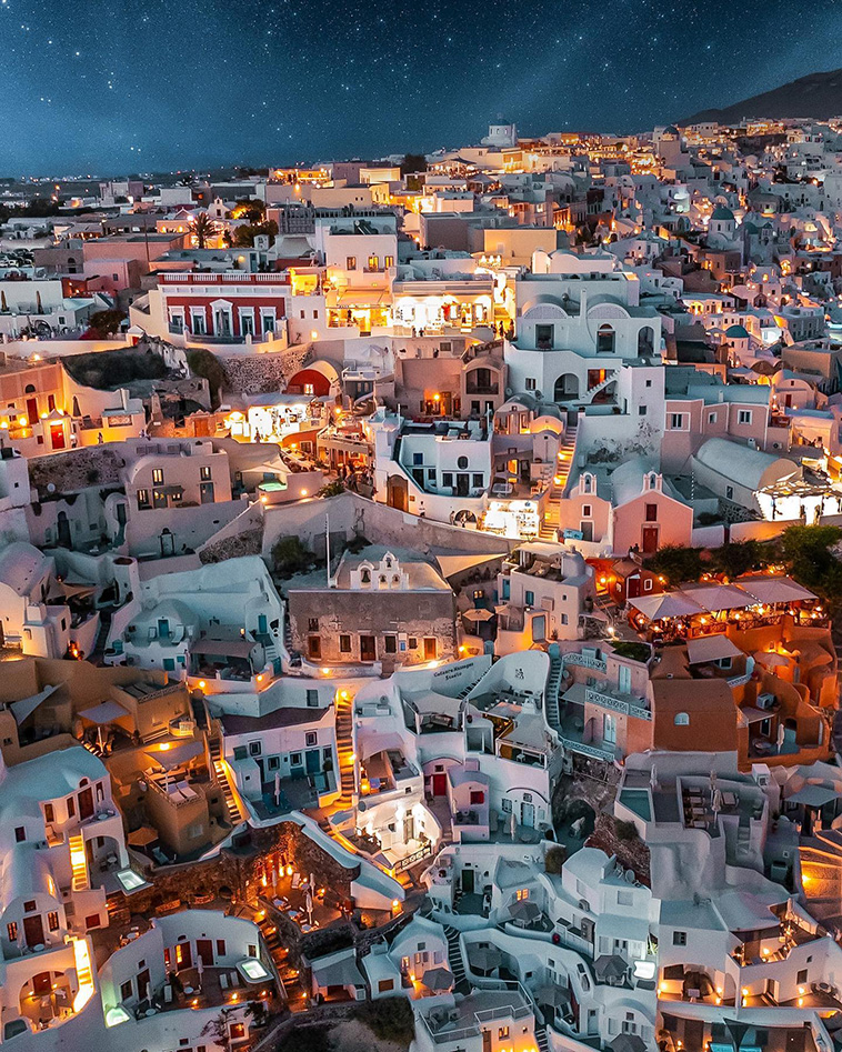 Santorini in Greece