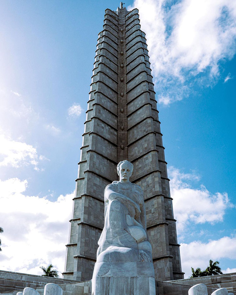 jose marti of two tallest monuments to authors