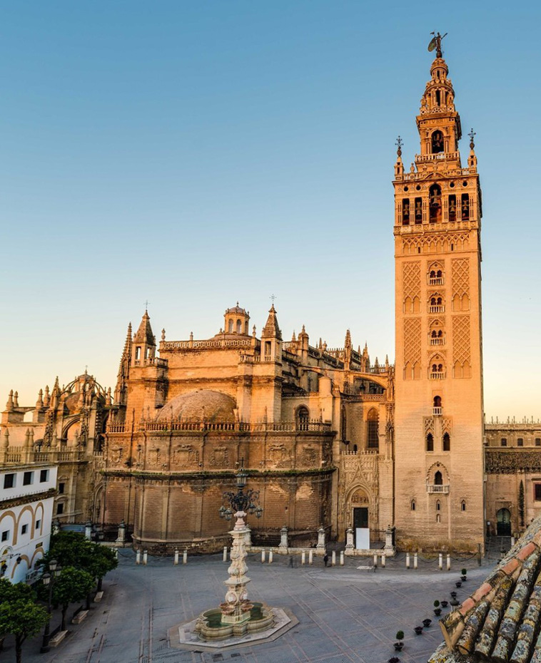 Bell Towers- La Giralda, Seville Cathedral in Spain