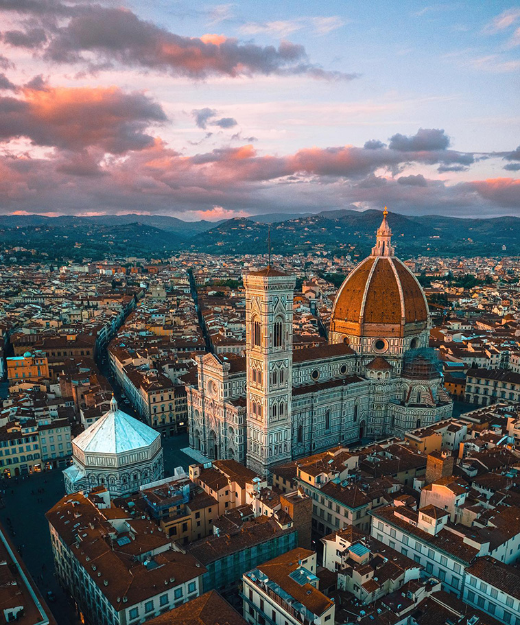 Giotto’s Campanile, Florence Cathedral in Florence, Italy