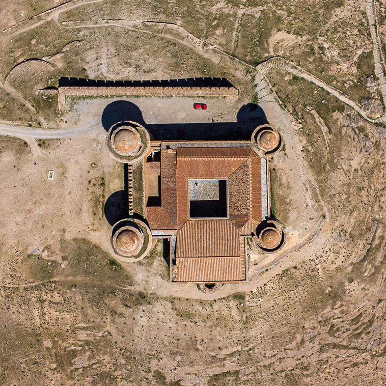 Castle of Calahorra from above