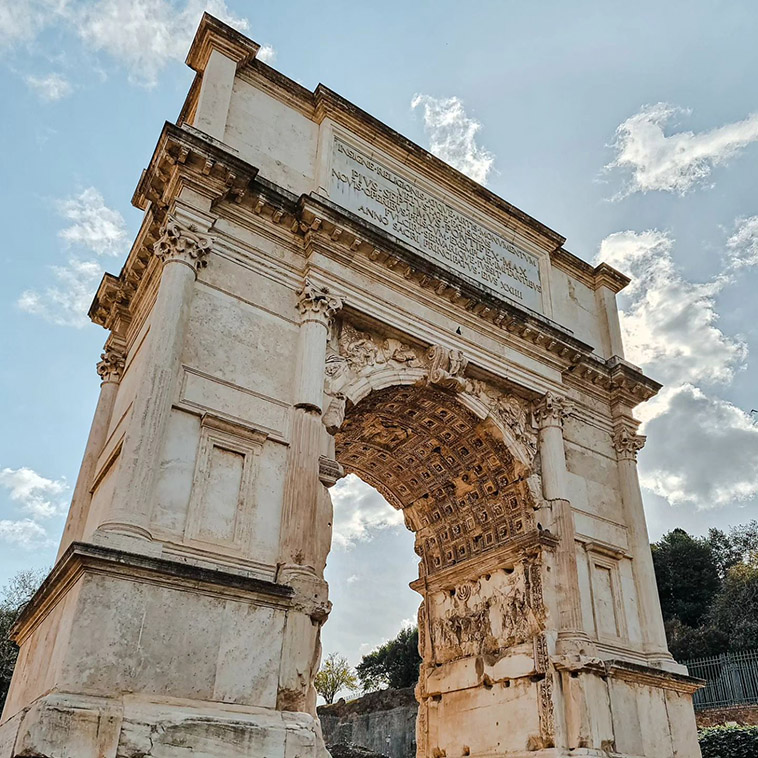 the arch at the site