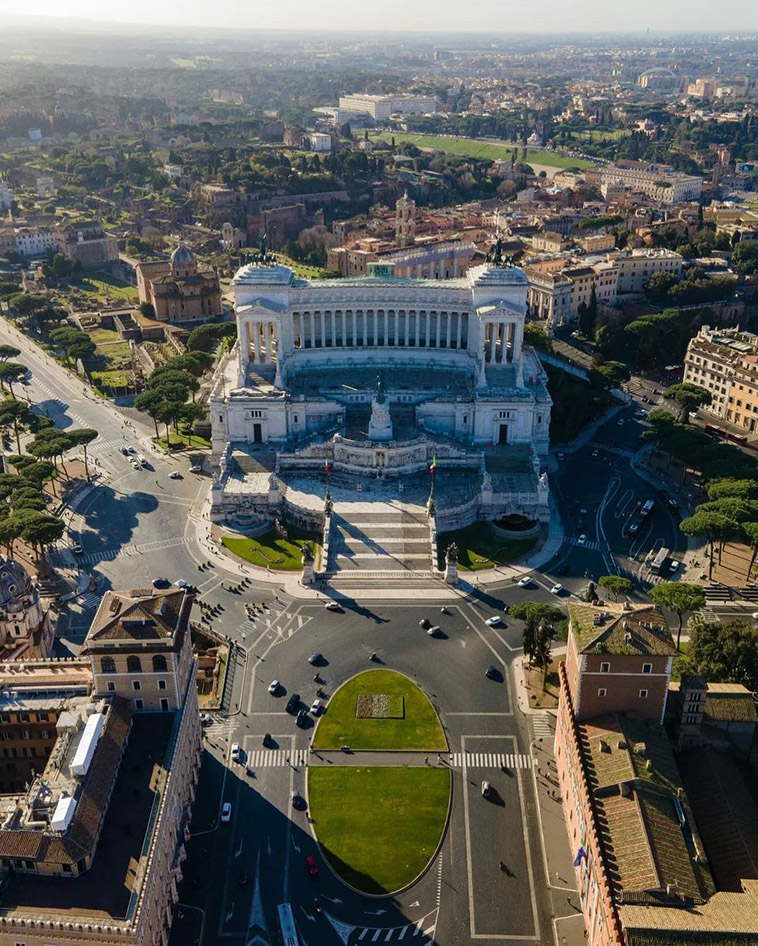Vittoriano from above