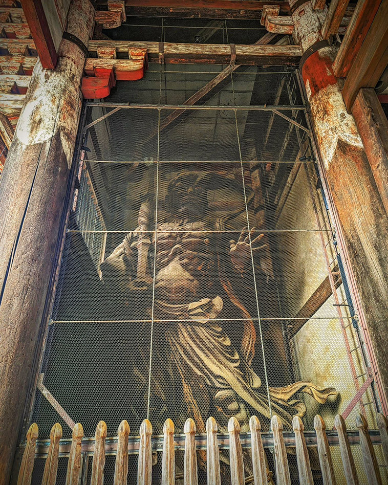 Todaiji Temple another guardian statue