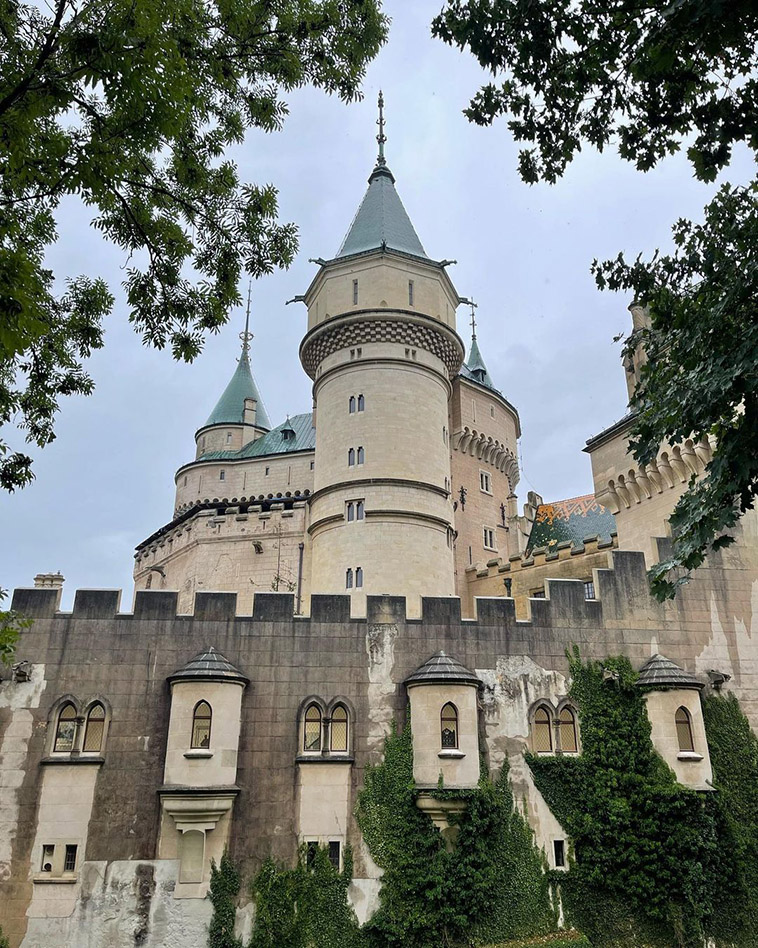 Bojnice Castle walls
