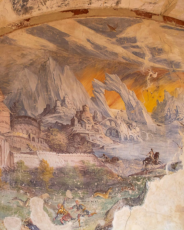 Castello di Torrechiara painting