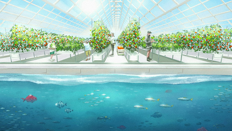 the floating city agriculture