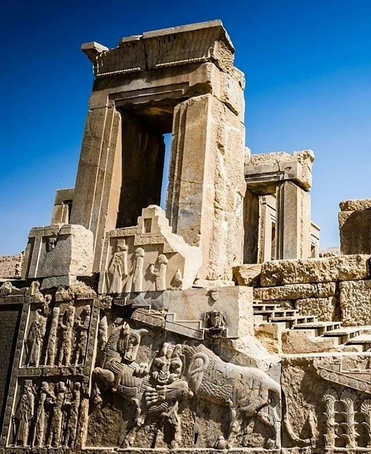 Persepolis column and walls