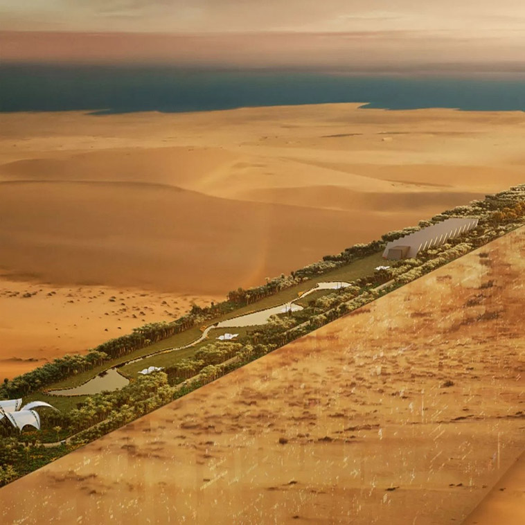 Telosa City terraforming the desert