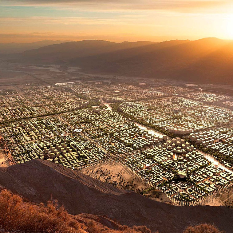 the desert metropole layout