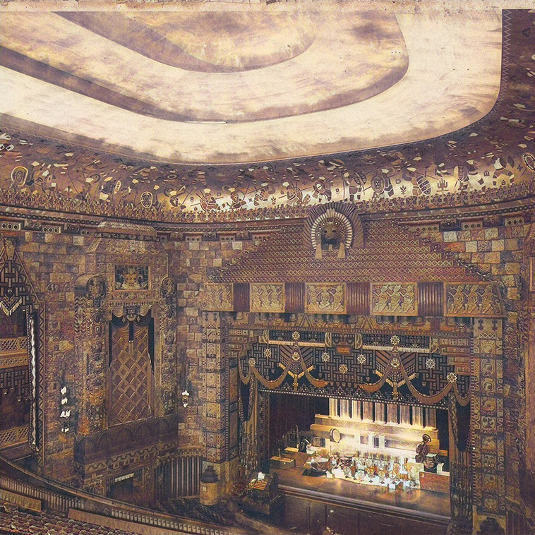 The “Mayan Revival” Fisher Theatre