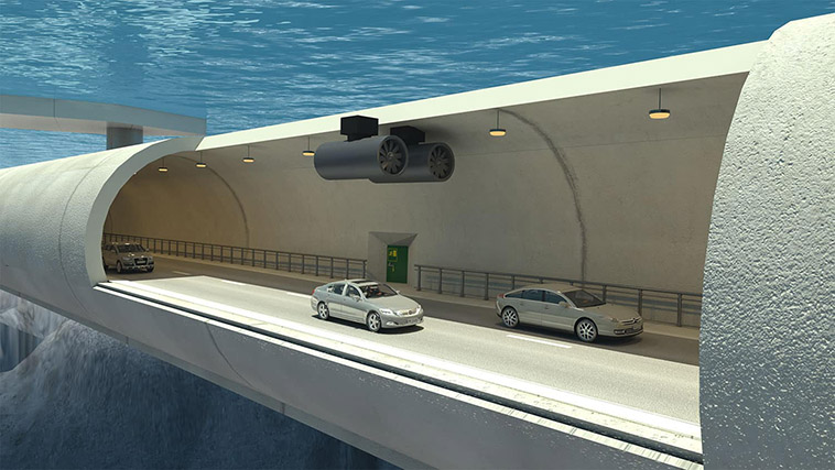 Norway's Coastal Highway tunnel