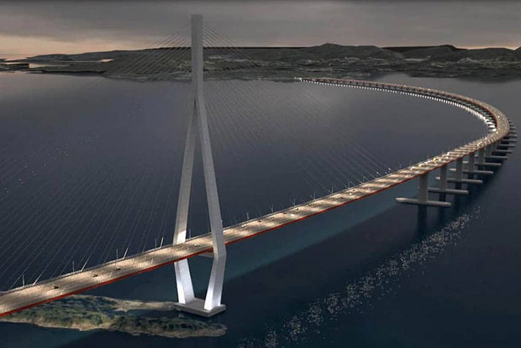 Norway's Coastal Highway bridge
