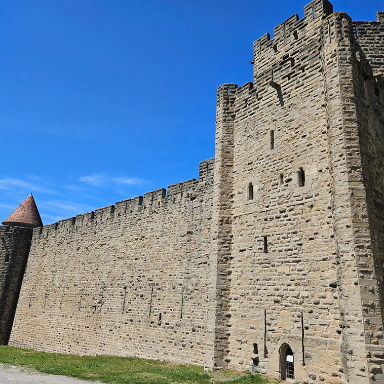 fortified city walls