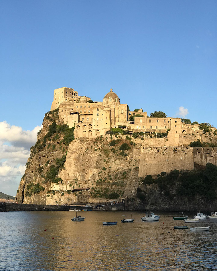 Castello Aragonese from below