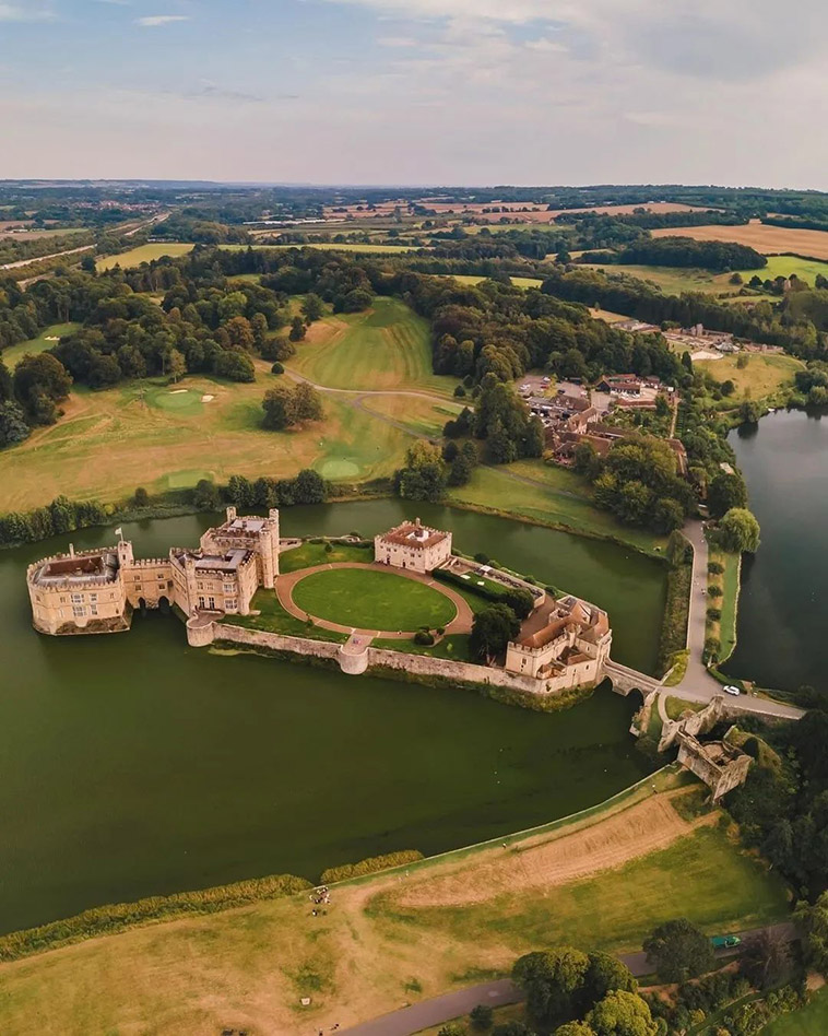 leeds castle and the road