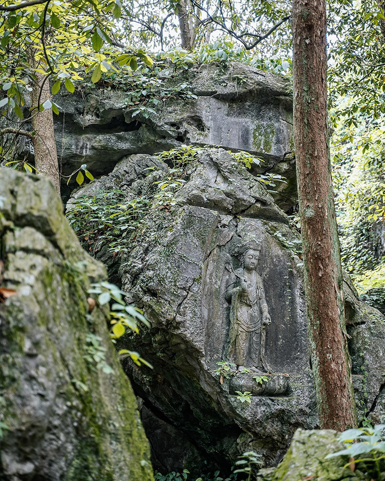 Lingyin Temple grotto entrance