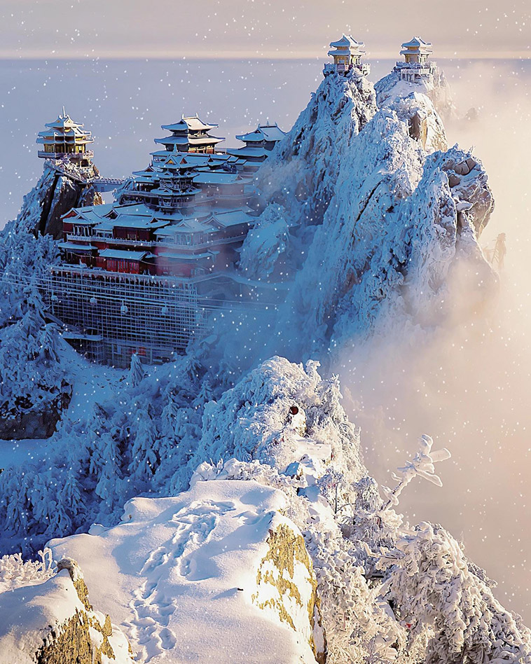 Ancient Temples of Mount Laojun Peak