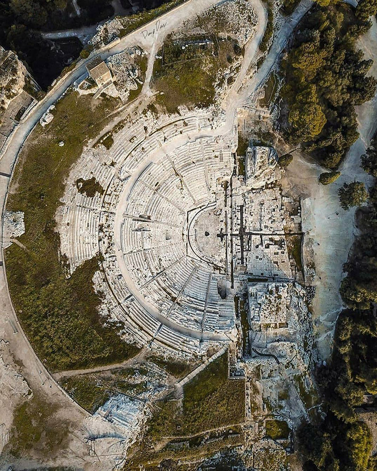 teatro greco from above