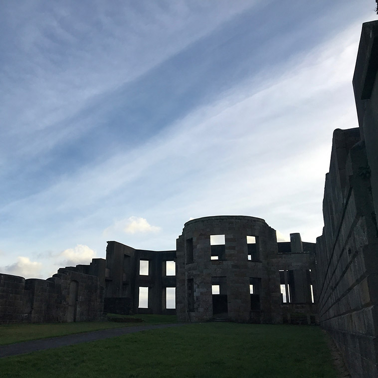 downhill house exterior