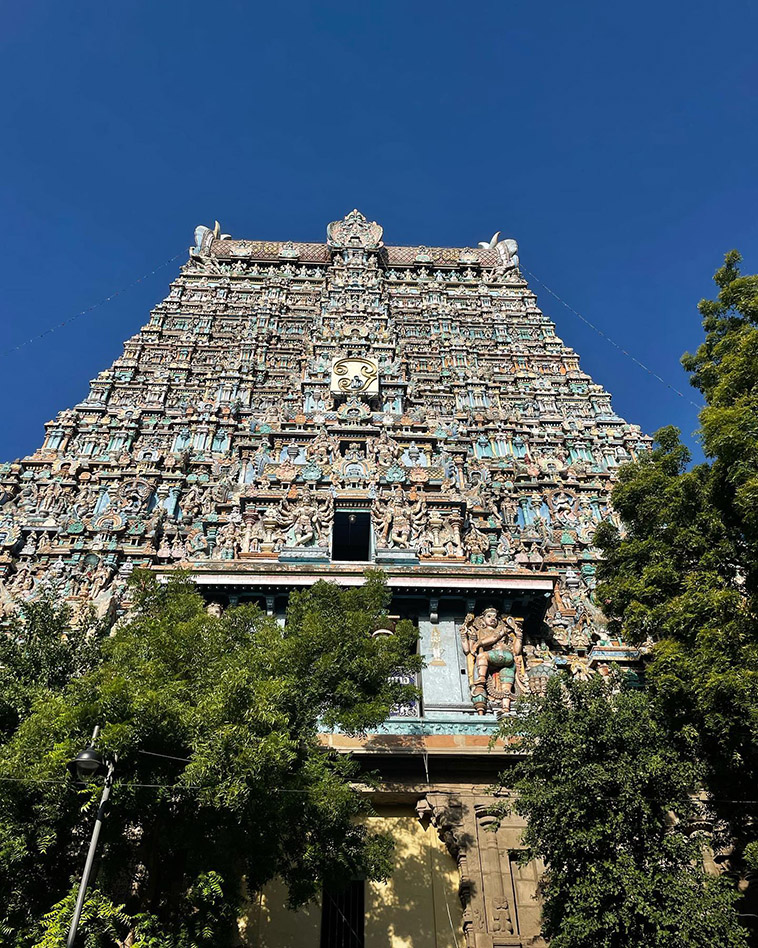 the temple front