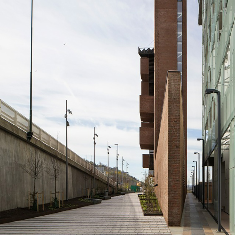 Wedge office building