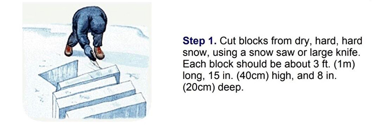 how to make an igloo