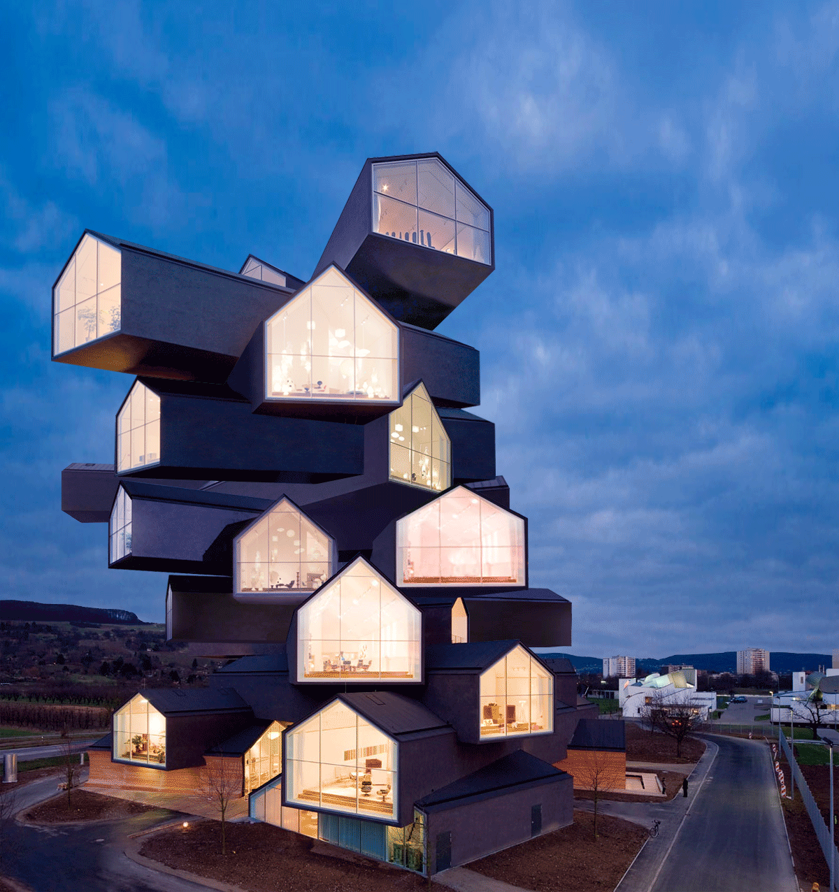Architecture Animée VitraHaus by Herzog & de Meuron