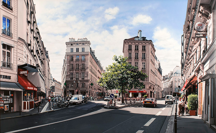Photorealistic Paintings Bertrand Meniel