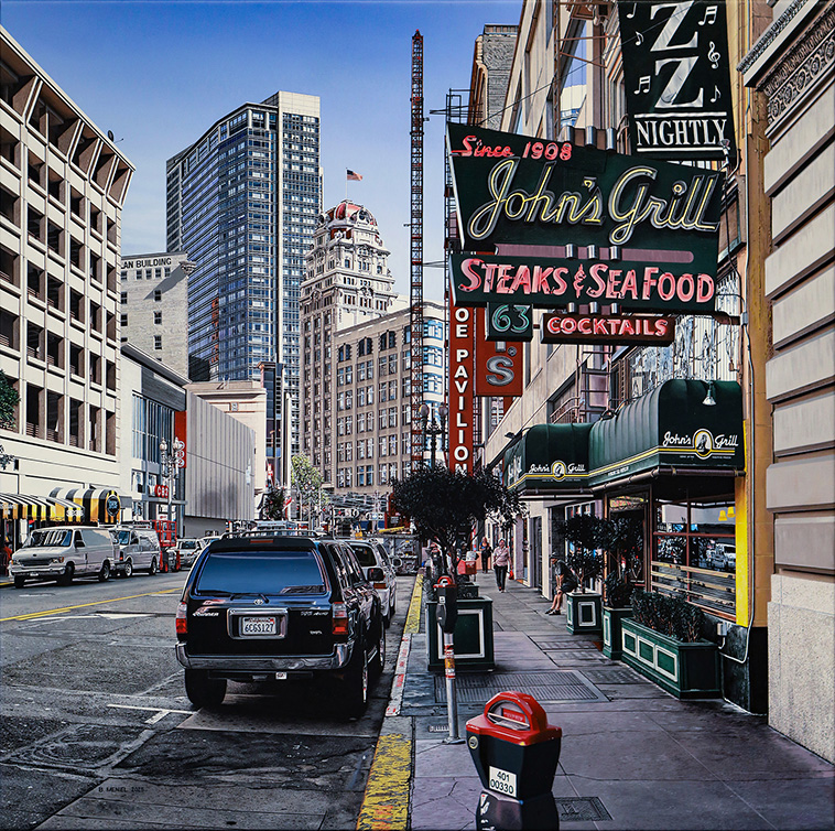 Photorealistic Paintings Bertrand Meniel